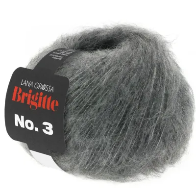 Produktbild von Lana Grossa Brigitte No.3 033 Dunkelgrau 25g