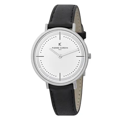 Produktbild von Pierre Cardin CBV.1025 Herren-Armbanduhr, Edelstahl-Gehäuse, Leder-Armband