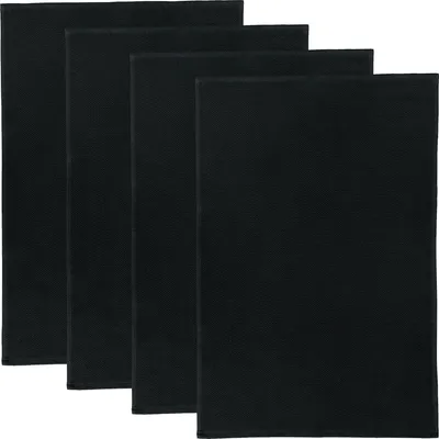 Produktbild von Erwin Müller Frottier-Geschirrtuch 4er-Pack schwarz 50x70 cm