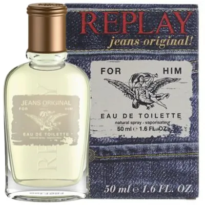 Obrázek produktu pro Replay Jeans Original! for Him EDT 50 ml-Pánský parfém,svěží citrusová vůně