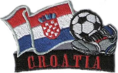 Produktbild von AUFNÄHER Bügeltransfer Patches - Fußball Kroatien - 77917 - Gr. ca. 8 x 5 cm