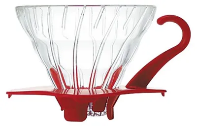Obrázok produktu pre Glass Coffee Dripper V60 01 Red VDG-01R / Bestbrew