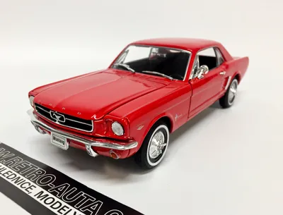 Produktbild von Ford Mustang Coupe (1964) - červený WELLY 1:24