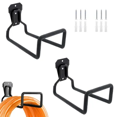 Produktbild von 2 Stück Gartenschlauchhalter aus Metall