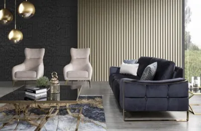 Image de Fauteuil Classique Luxe Coussin Textile Siège monoplace Moderne Blanc Nouveau
