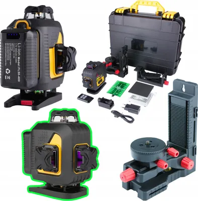 Produktbild von Selbstnivellierender Kreuzlinienlaser Cross 4D 4x360 IP54 Baulaser