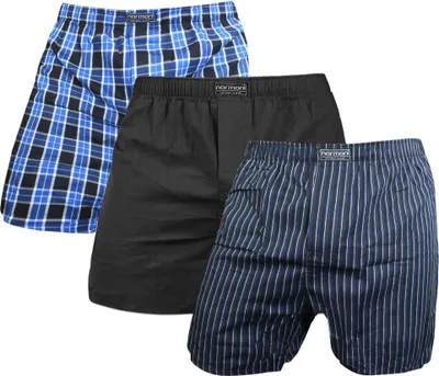 Produktbild von normani 3 Stück Herren Web Boxershorts