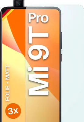 Produktbild von moex® 3x Schutzfolie kompatibel mit Xiaomi Mi 9T Pro - Displayschutzfolie Anti Reflex Folie, Matt