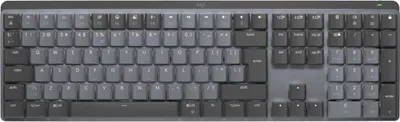 Produktbild von Logitech Master Series MX Mechanical - Tastatur - hinterleuchtet - kabellos - Bluetooth LE - QWERTY - US International - Tastenschalter: Linear - Graphite