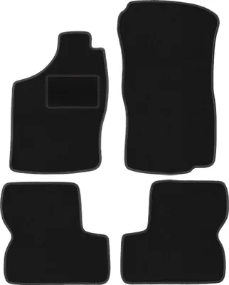 Produktbild von Schwarze Veloursmatten für: Opel Astra F Fließheck, Limousine, Kombi, Cabrio (1991-2002)