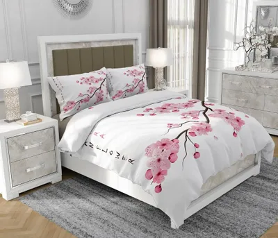 Produktbild von Bettwäsche 200x220 cm + 2x70x80 cm, 3-teilig, 100% Baumwolle, Satin, Reißverschluss, Bunt - SOVIO | So.0341
