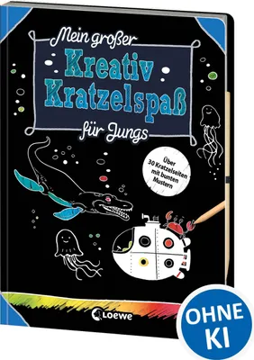 Produktbild von Mein großer Kreativ-Kratzelspaß: Für Jungs