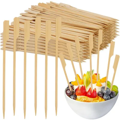 Productafbeelding van 400 Stuks Houten Fingerfood Spiesjes 18 cm voor Snacks