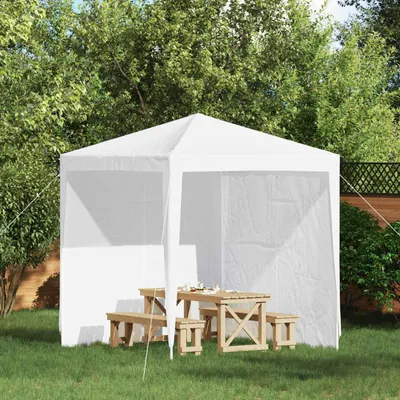 Zdjęcie produktu dla Maison Exclusive - Boczne ściany do namiotu imprezowego, 2 szt., 200 x 195 cm, białe, wykonane z PE i stali