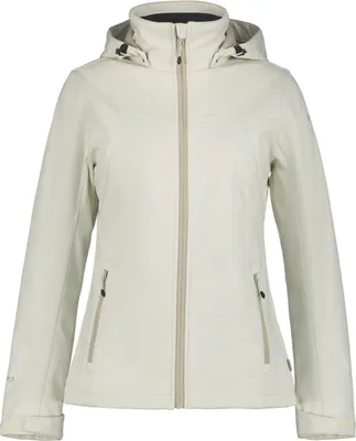 Produktbild von Icepeak Boise Softshelljacke für Damen leicht Wasserabweisend, Farbe:Crem, Größe:38