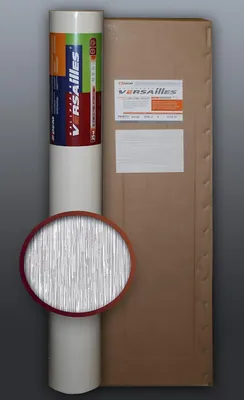 Produktbild von EDEM 80373BR60 XXL Vliestapete gestreifte struktur zum Überstreichen weiß 106 qm