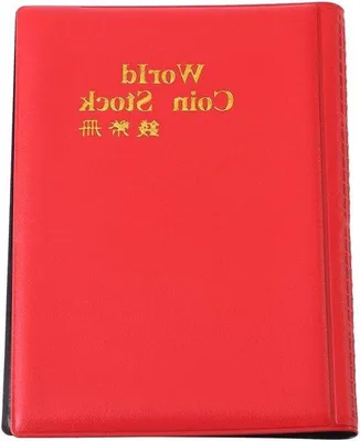 Imagen del producto de Álbum para monedas, ideal para colecciones de monedas - Color rojo