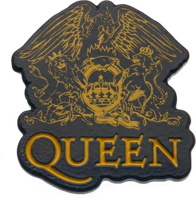 Obrázek produktu pro Queen - Logo - Odznak, smalt PM3321 (jedna velikost) (černá/žlutá)
