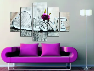 Immagine prodotto di Wallity, ST093- MIR1992, Colorato, stampe su tela, 92 x 56 cm, 100% MDF (spessore: 3 mm)