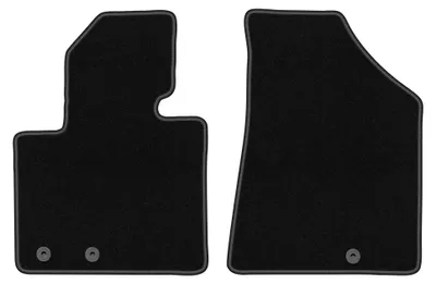 Immagine prodotto di Tappetini anteriori in moquette per Kia Sorento II 2009-2015 (SUV) – 2 pezzi, neri, su misura – Wielganizator BASIC