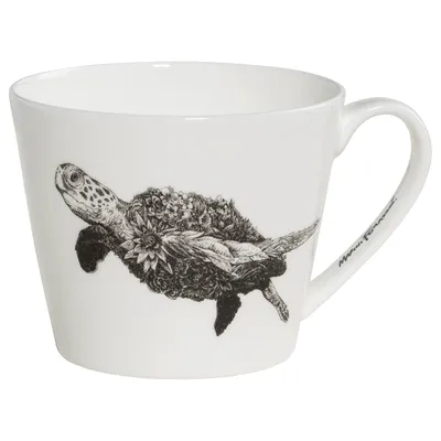 Produktbild von MARINI FERLAZZO Becher Sea Turtle, Porzellan, in Geschenkbox