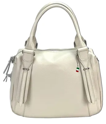 Obrázok produktu pre Dámska taška cez rameno Florence, béžová koža, rozmery 35 x 12 x 27 cm, D2OTF855I2
