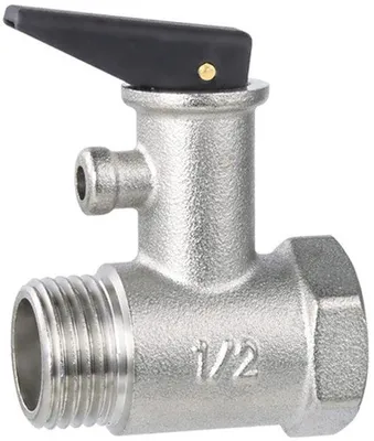 Produktbild von 1/2-Zoll-Sicherheitsventil für Wasserheizung - Messing, 7-Bar