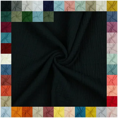 Immagine prodotto di Solidchoice - Tessuto di cotone mussola,  GOTS