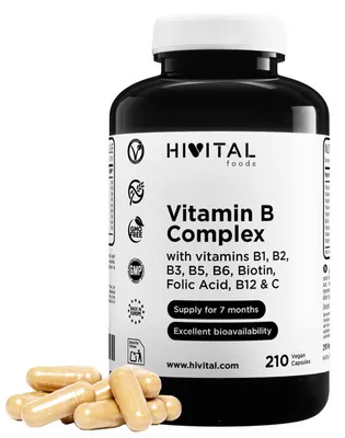 Productafbeelding van Vitamine B-complex | 210 veganistische capsules