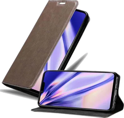 Obrázek produktu pro Cadorabo pouzdro pro LG G8 ThinQ Protective Case in Brown Pouzdro na mobil s magnetickým zavíráním