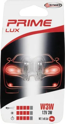 Productafbeelding van START W3W glazen lampenpaar voor auto-koplampen, 12V, 3W, W2.1x9.5d