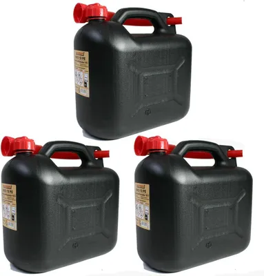 Produktbild von RESCH Kraftstoffkanister Benzinkanister 3 x 20L Reserve Kanister Benzin Diesel Autokraftstoff Tankkanister Outdoor Notfall Kanister Fahrzeug Garage