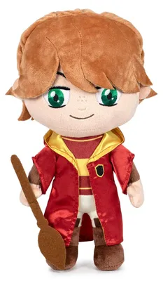 Productafbeelding van Play By Play - Pluche figuur van Ron Wemel, 29 cm, uit de Harry Potter Quidditch Champions collectie