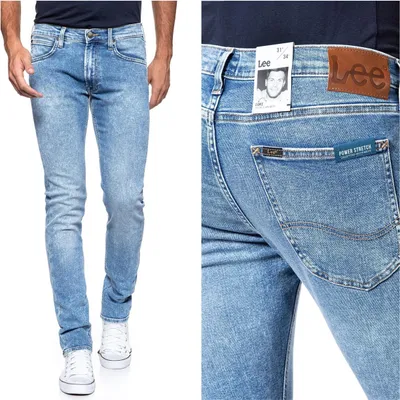Produktbild von LEE, Herren Jeanshosen, Slim fit, LUKE, W26 L32, Blau, Jeans, baggyjeans, buggy