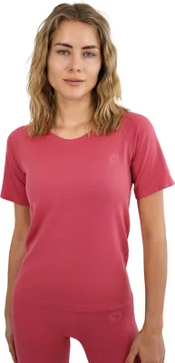 Produktbild von STARK SOUL® Damen Sportshirt Kurzarm -RACER- Sport T-Shirts, Seamless – Holly Berry - Gr.: XL/XXL