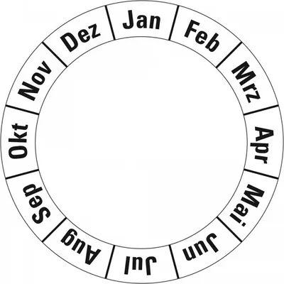 Produktbild von Dreifke® Aufkleber I Grundplakette für Systemprüfplakette, weiß, Folie, selbs...