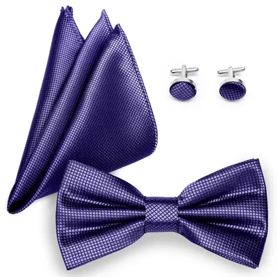Image de Ladeheid Set de pochette pour hommes avec boutons de manchette SETBHC 12cmx6cm