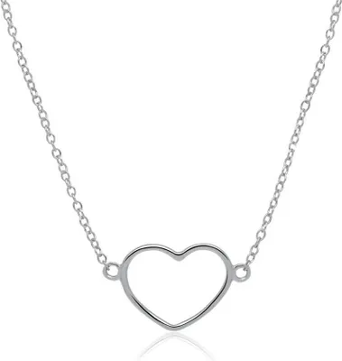 Produktbild von Halskette für Damen aus 925 Sterlingsilber mit Herz-Anhänger