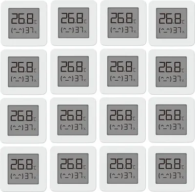 Produktbild von 12 Stueck Xiaomi BT Thermometer-2 Drahtloser intelligenter Innenthermometer elektrischer digitaler Hygrometer-Feuchtigkeitssensor Arbeiten Sie mit Mijia APP Innenthermometer