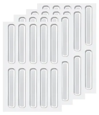 Produktbild von 40 Möbelprotektoren, transparente Silikon-Türprotektoren und Schranktürdämpfer, Gummipuffer und Gumminoppen für Schranktürdämpfer, Wandschutz für Fenster, Möbel und Türen.