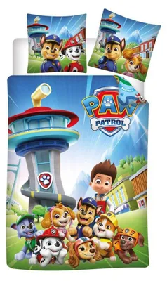 Obrázok produktu pre Paw Patrol obliečka na perinu pups polyBaumwolle 140 x 200 cm - 65 x 65 cm