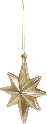 Produktbild von Christbaumschmuck Stern Kunststoff 15cm Gold-Mix