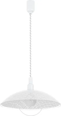 Produktbild von EGLO Pendelleuchte Alvez, 1 flammige Hängelampe mit Spiralkabel, höhenverstellbar, Pendellampe klassisch, Küchenlampe, Esstischlampe mit E27