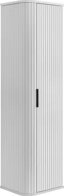 Produktbild von Badezimmerschrank, Weiß, Schwarzer Griff, 35,5 x 139 x 31,5 cm