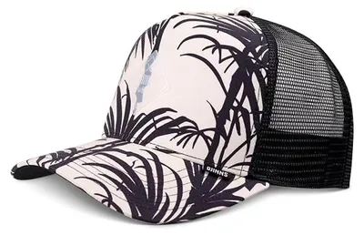 Produktbild von DJINNS Trucker Cap HFT Allover Palm black/creme