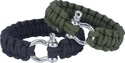 Produktbild von Überlebensausrüstung Paracord Armband, Accessoire Armband Edelstahl stabil für das Campingboot