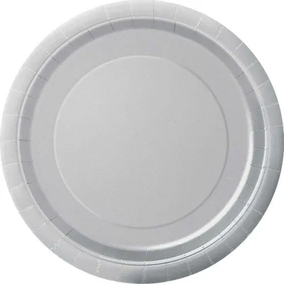 Produktbild von 8 runde Teller silber