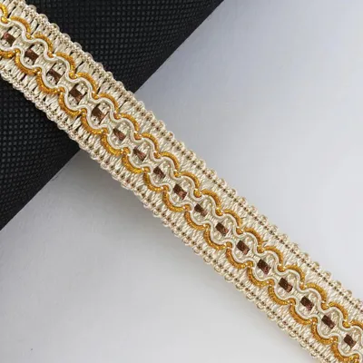 Spitzenband 11 m x 2 cm, beige, für Nähen & Dekoration
