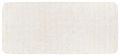 Produktbild von TENDANCE Badematte Duschvorleger Badezimmerteppich 50 x 120 cm weiß mit Felloptik Badvorleger