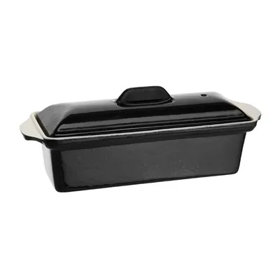 Produktbild von Vogue Terrinenform aus Gusseisen schwarz 1,3L